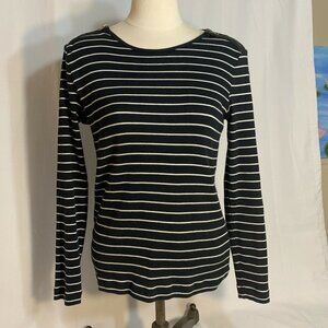 LRL - Ralph Lauren Women's Pullover Sweater (Size S) Long Sleeve Zip Shoulder